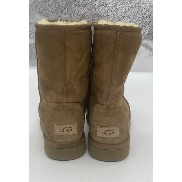 UGG Women's Classic Short Sand Slip On Boots Size 9 Casual Comfy Beige - Picture 6 of 8